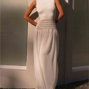 Peppermayo Off Grid Crochet Maxi Dress XS/S NWT